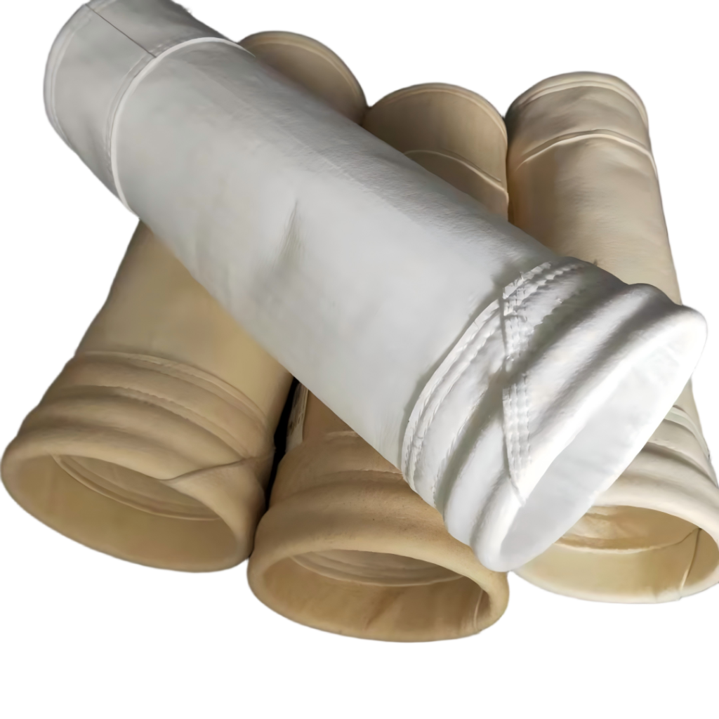 ptfe needle felt filter bag for high temperature flue gas