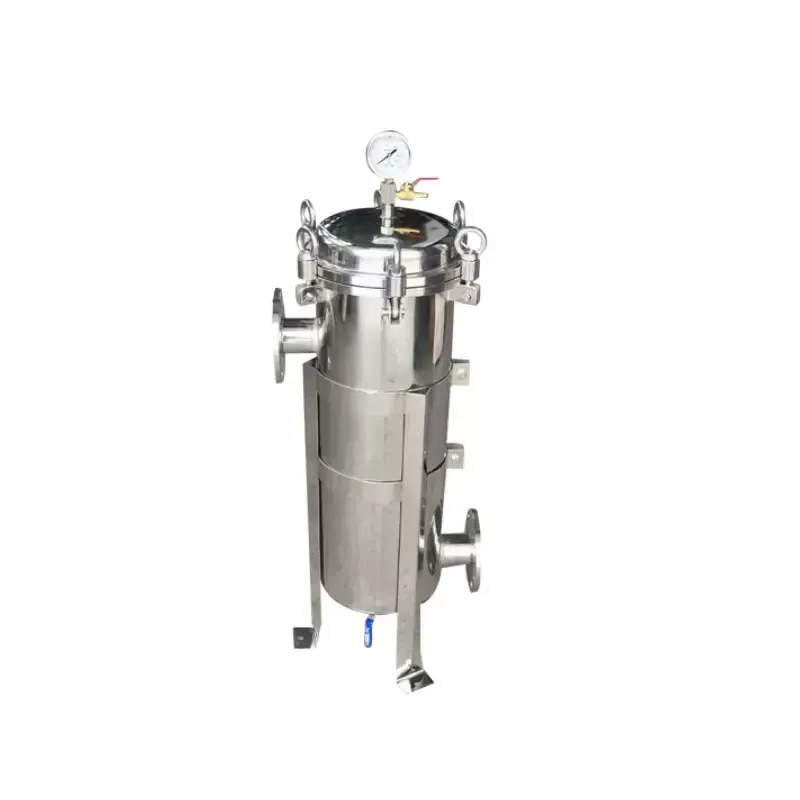 single bag filter housing