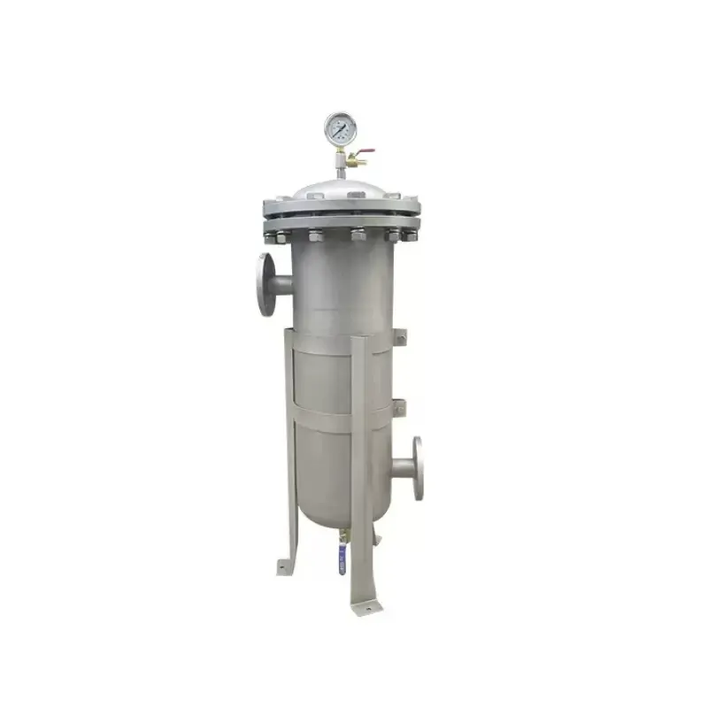 single bag filter housing